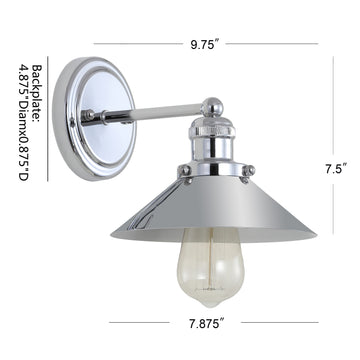 July Metal Shade Sconce - JONATHAN Y